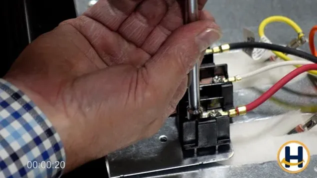  attach wires to terminal block